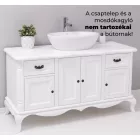 Csenge 4 ajtós, 2 fiókos fürdőszoba komód