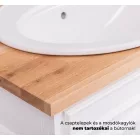 2 ajtós 3 fiókos fürdőszoba szekrény