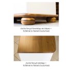 Claudia nyitott hátfalas polc, 60 cm széles