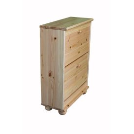   Claudia 60 cm széles, 2-es cipős szekrény, 25 cm mélységben