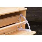 Claudia 60 cm széles, 2-es cipős szekrény, 25 cm mélységben