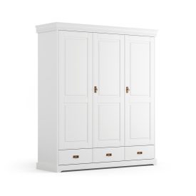 Torniella 3 ajtós szekrény, fehér