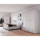 Torniella 3 ajtós szekrény, fehér