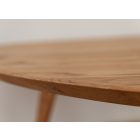 Osvaldo ovális tölgy dohányzó asztal 67 x 68