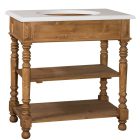 Nyitott fürdőszoba szekrény (90 cm magas)