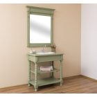 Nyitott fürdőszoba szekrény (90 cm magas)