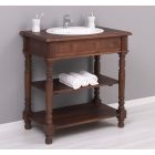 Nyitott fürdőszoba szekrény (90 cm magas)