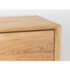 Montalto fiókos komód, üveggel