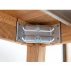 Violet tölgy asztal, bővíthető 110-160