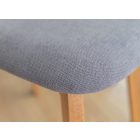 Lucio szék, szürke szövettel