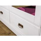 Torniella 3 ajtós, tükrös szekrény, fehér