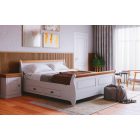 Torniella éjjeliszekrény, fehér + méz