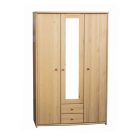 Zsombor 3 ajtós, 2 fiókos, középen tükrös szekrény