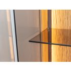 Carlo alacsony, széles vitrines komód