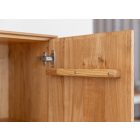 Carlo alacsony, széles vitrines komód