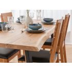 Gazzolo tölgyfa étkezőasztal 100 x 200