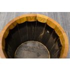 Virágtartó dézsa, 2 abroncsos, 36x32 cm