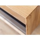 Montalto fiókos TV tartó, üveggel