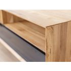 Montalto fiókos TV tartó, üveggel