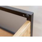 Montalto fiókos TV tartó, üveggel