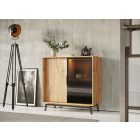 Montalto ajtós komód, üveges