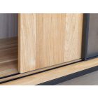 Montalto ajtós komód, üveges