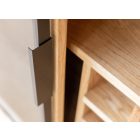 Montalto ajtós komód, üveges