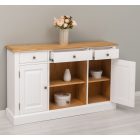 Magor 2 ajtós, 3 kis fiókos, középen nyitott komód