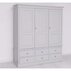Magor 3 ajtós, 6 fiókos ruhásszekrény