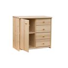 Zsombor 1 ajtós, 4 fiókos komód
