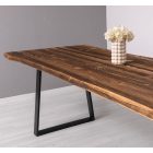 Elvira fenyő étkezőasztal, trapézlábakkal (180 cm)