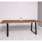 Elvira fenyő étkezőasztal, trapézlábakkal (180 cm)