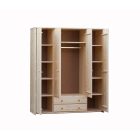 Zsombor 4 ajtós, 2 fiókos szekrény