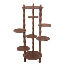 Virágtartó 6+2, pácolt