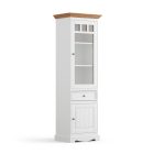 Berbenno keskeny vitrines szekrény F+T