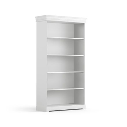 Torniella nyitott könyves szekrény, fehér