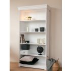 Torniella nyitott könyves szekrény, fehér
