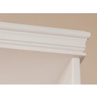 Torniella nyitott könyves szekrény, fehér