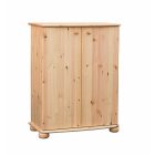 Anikó 2 ajtós komód (110 cm magas, polcos)