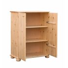 Anikó 2 ajtós komód (110 cm magas, polcos)