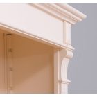 Direktor keskeny, felül polcos szekrény