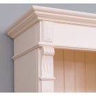 Direktor keskeny, felül polcos szekrény