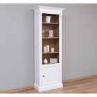 Direktor keskeny, felül polcos szekrény