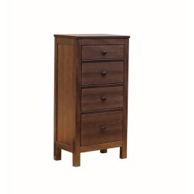 Szilaj 4 fiókos keskeny fenyő komód