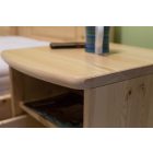 Zsombor 2 fiókos+nyitott fenyő éjjeliszekrény