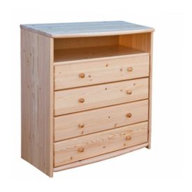 Zsombor 4 fiókos+nyitott komód