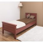 Magor egyszemélyes ágy, magas lábvéggel