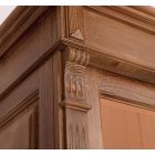 Direktor 2 ajtós, 3 fiókos  üveges szekrény (K-56-297)