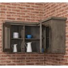 Sarok üveges felső elem