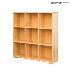 Vanessa 9 polcos, fenyő komód